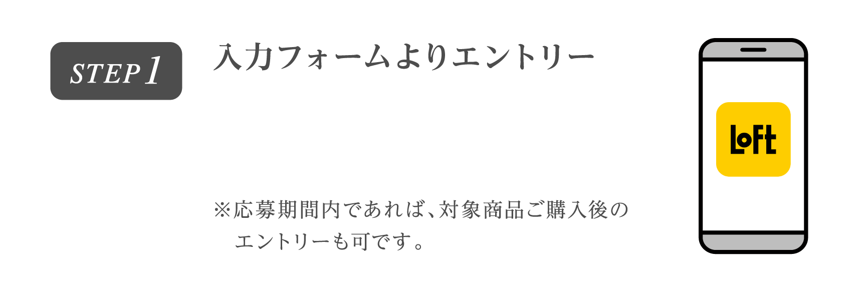 入力フォームよりエントリー