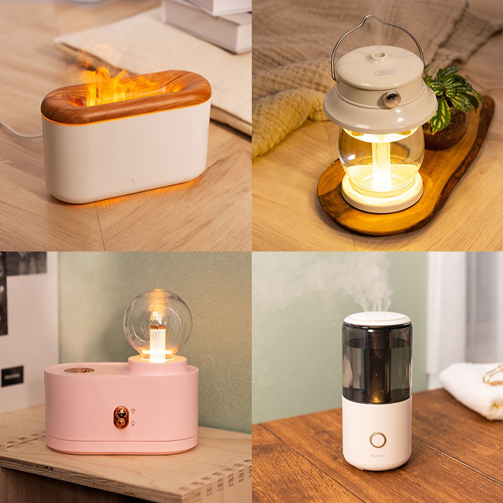 アロミストフレーム LEDランタン加湿器 ヴィンテージライトハウス MISTMini 超音波式加湿器