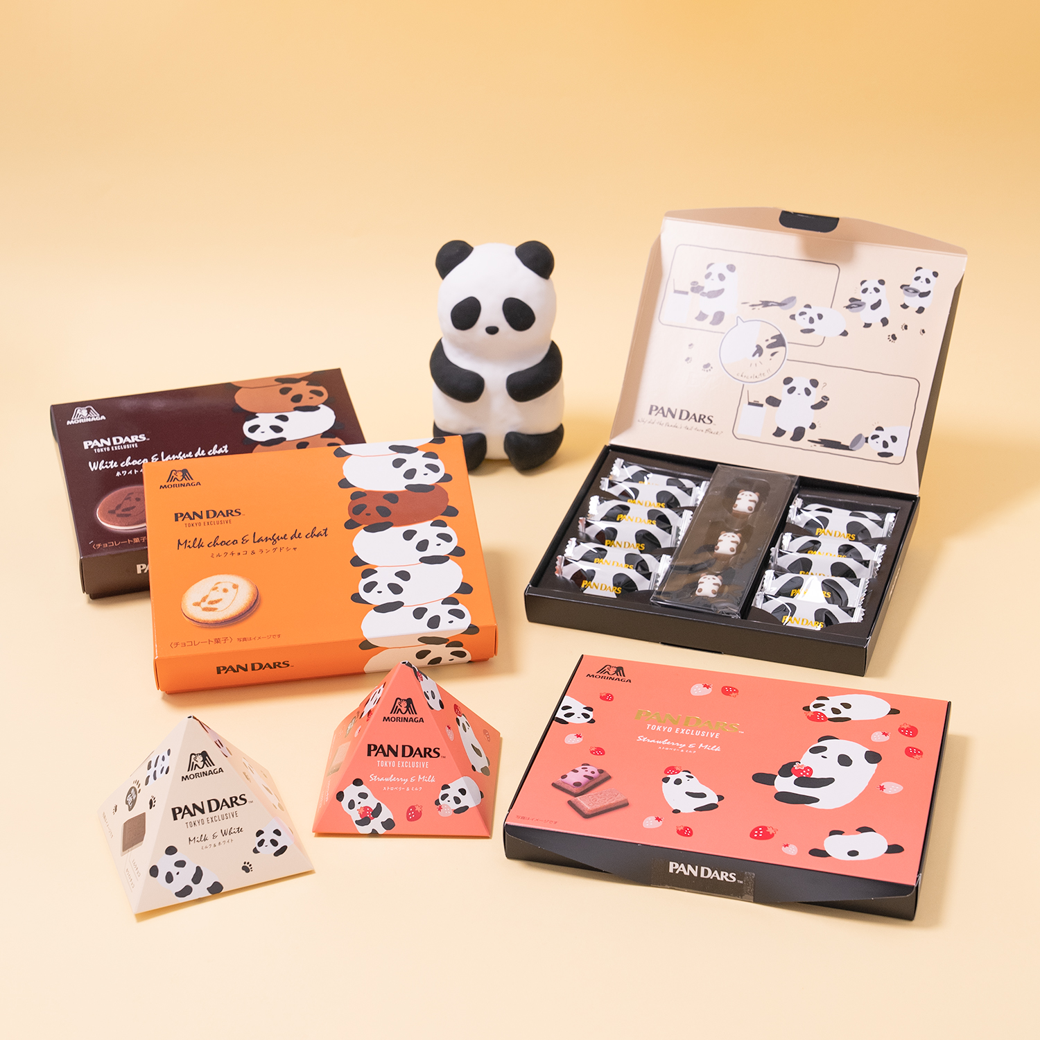 パンダース(ホワイトチョコ&ラングドシャ)6個入、(チョコレート&ラングドシャ)6個入 リトルパンダース(ミルク&ホワイト)6粒入、(ストロベリー&ミルク)6粒入 パンダース シリコンポーチ 6粒入 パンダースギフト(ミルク&ホワイト)15粒入、(ストロベリー&ミルク)15粒