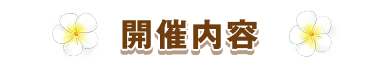 開催内容