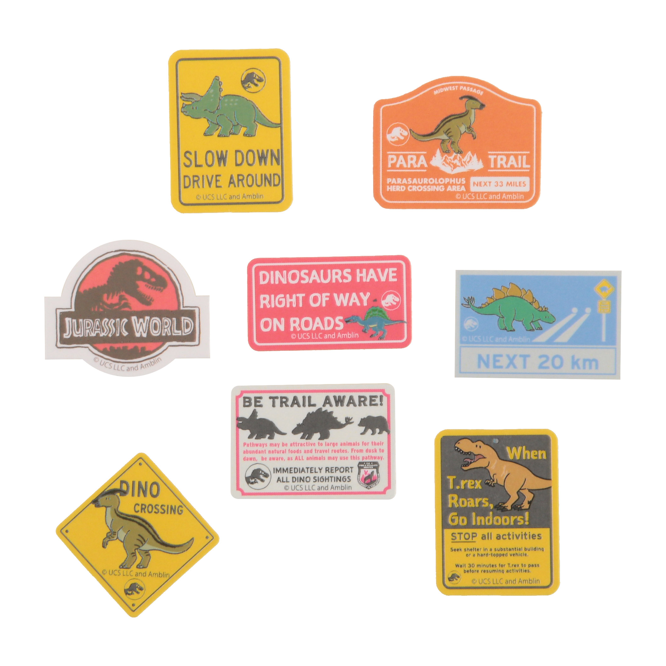 JURASSIC PARK 30th ANNIVERSARY フレークシール 各種