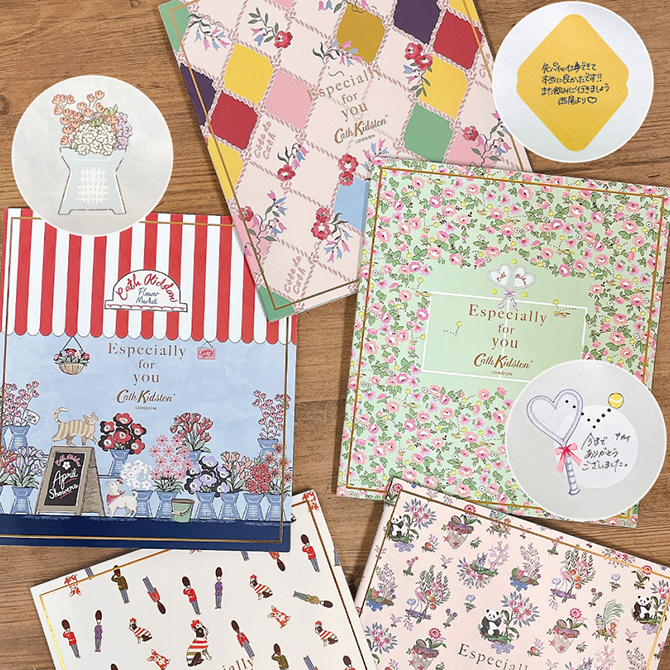 Cath Hotelをテーマにした色紙やレターなどのステーショナリーシリーズ