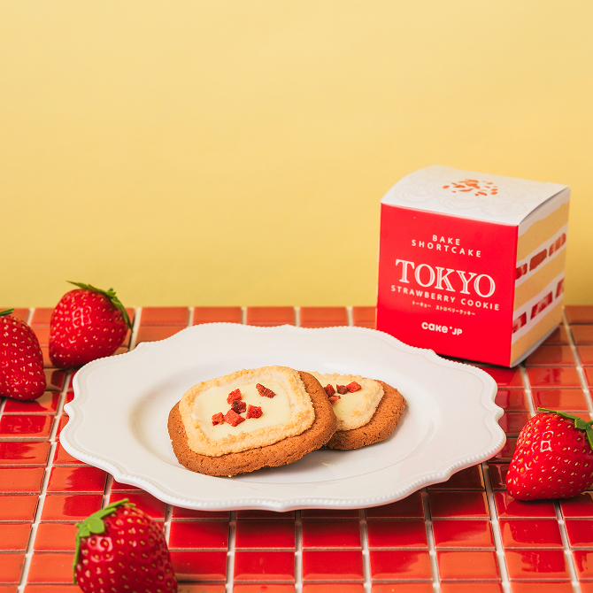 ショートケーキをイメージした焼き菓子