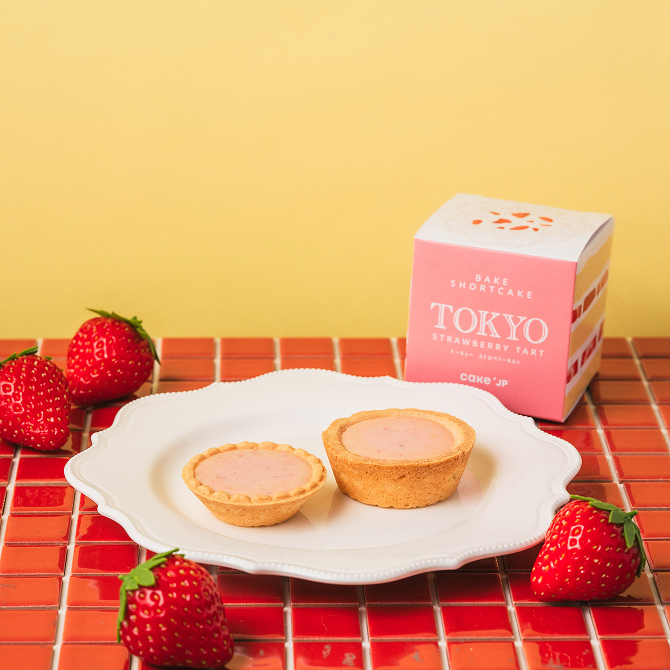 ショートケーキをイメージした焼き菓子