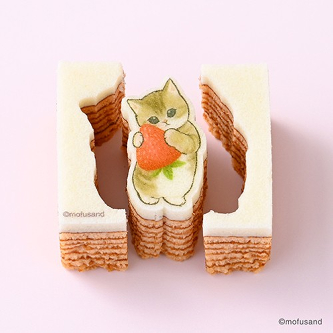 愛らしいMofusandのバウム