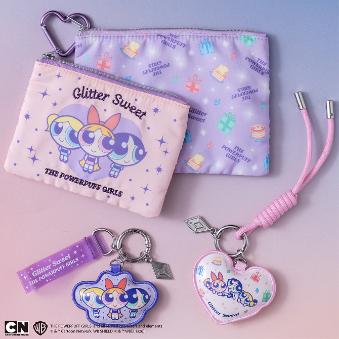 ダブルポーチ ダイカットチャーム