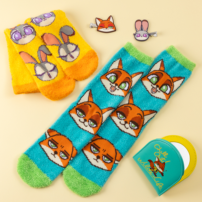 2Ｐ靴下 前髪クリップ2Ｐセット ミラー