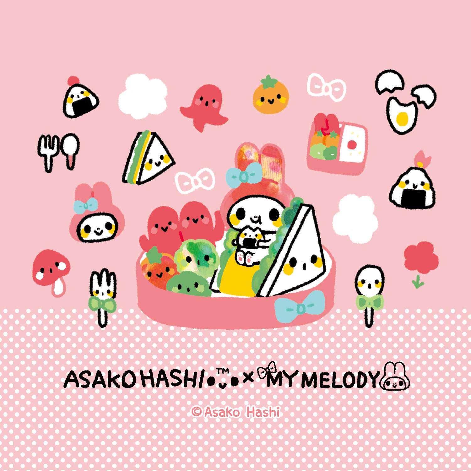 はしあさこ×マイメロディ