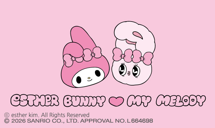 POPでガーリーな世界観 エスターバニー×マイメロディ