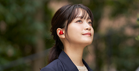 Earphone red