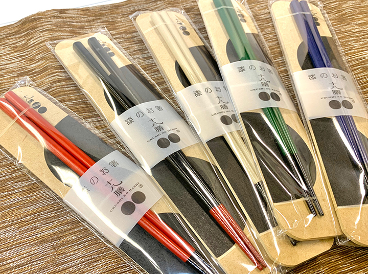 ご飯をもっと美味しく味わう、漆のお箸