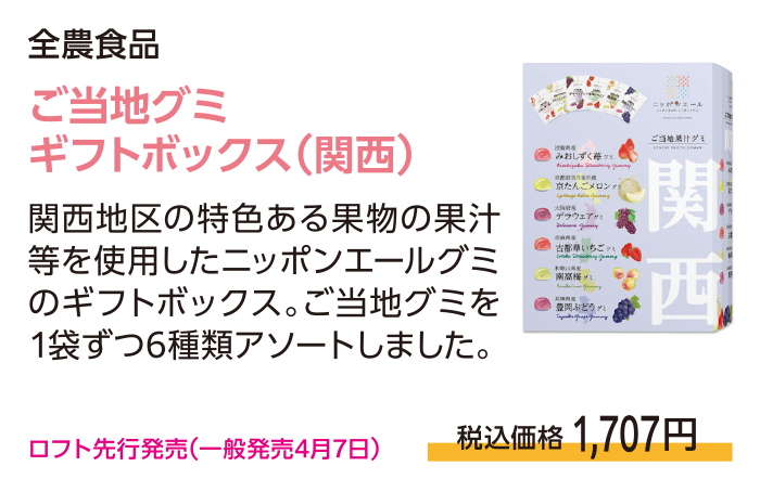 ご当地グミギフトボックス (関西)