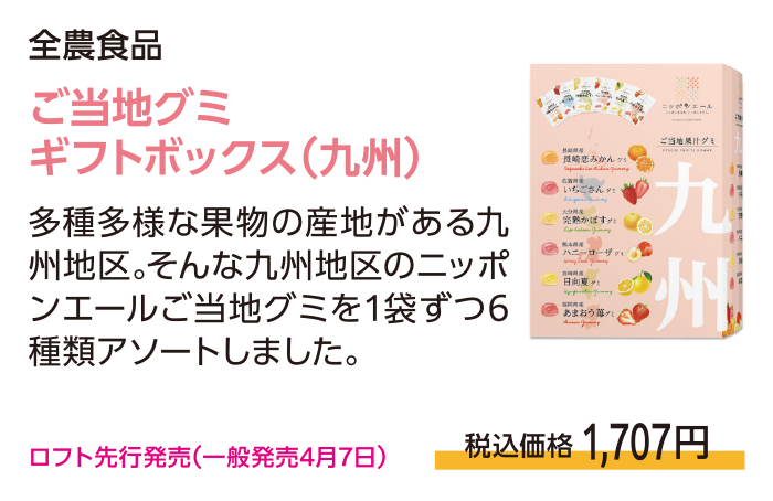 ご当地グミギフトボックス(九州)