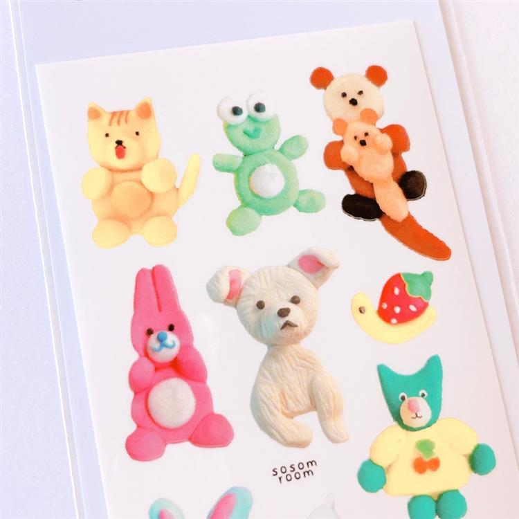 シートシール sosom room キュートフレンズ 10 キュートフレンズ 10