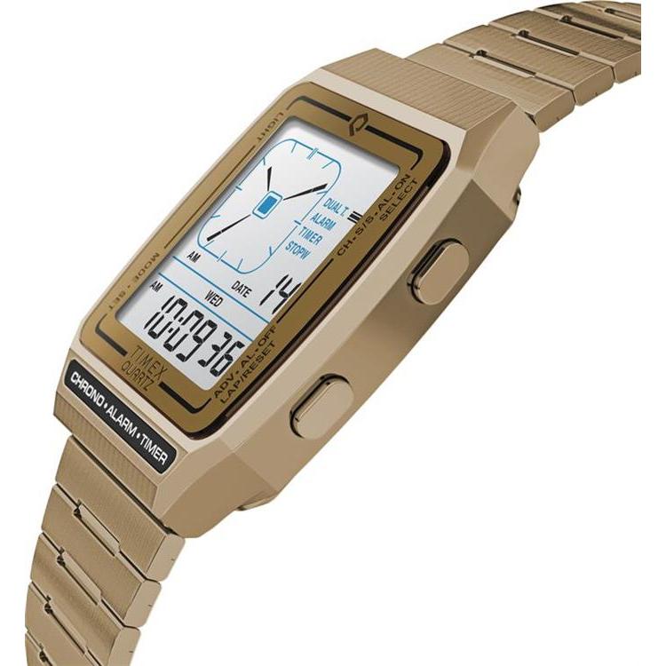 Timex Q Timex クォーツ 時計 ステンレススチール（アメリカで