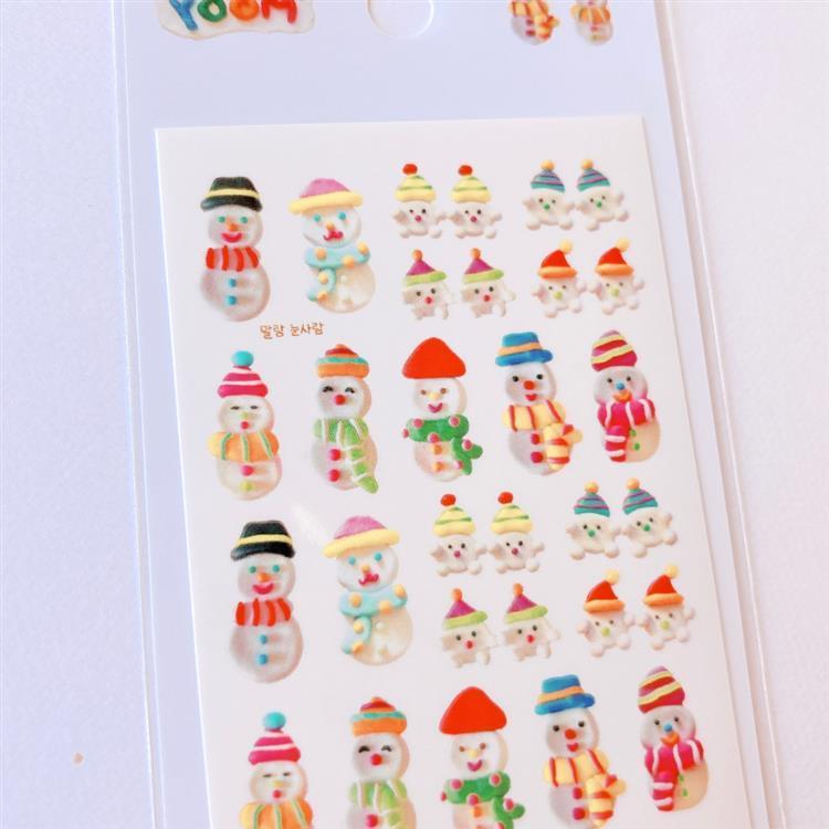 シートシール sosom room スノーマン スノーマン