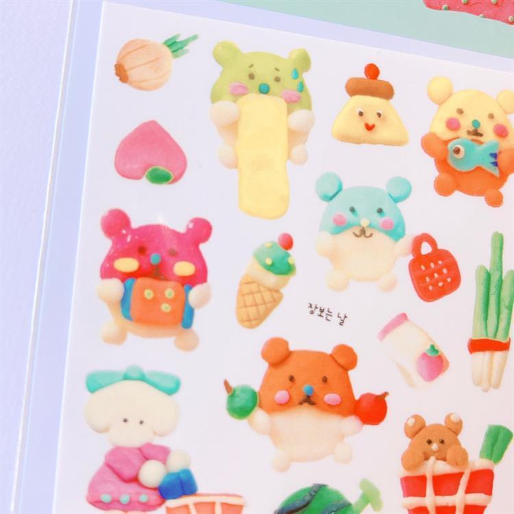 シートシール sosom room スーパーマーケット スーパーマーケット