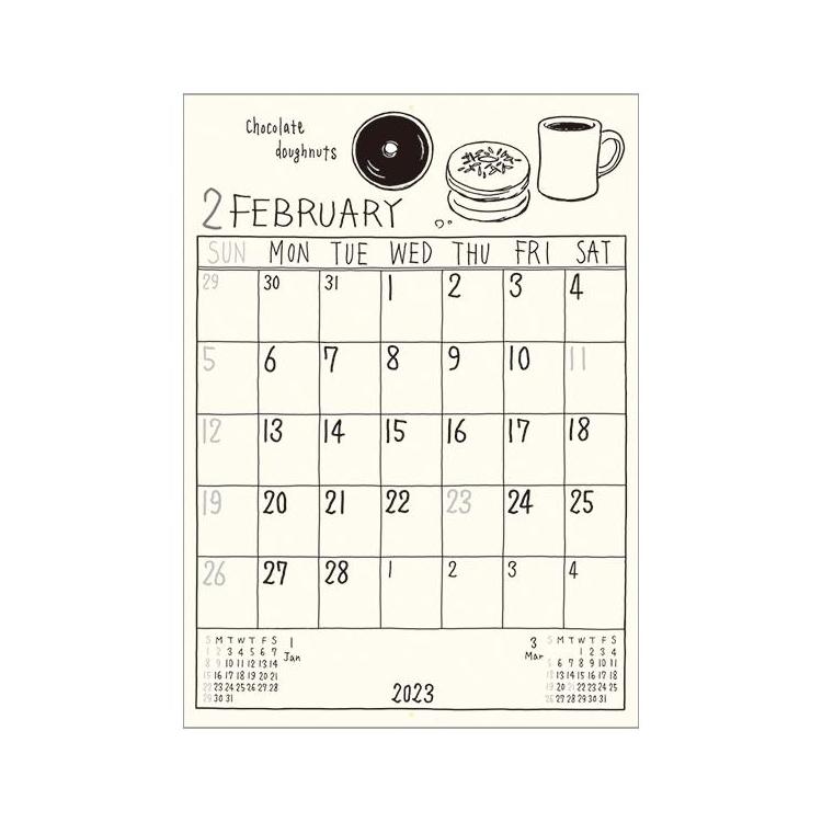 ２０２３年１月始まり 壁掛け イラストカレンダー ステーショナリー ロフト公式通販サイト Loft