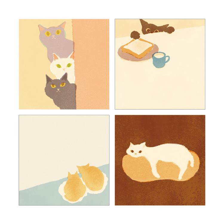 メモパッド mula キャット トリプルアイスクリーム トリプルアイスクリーム