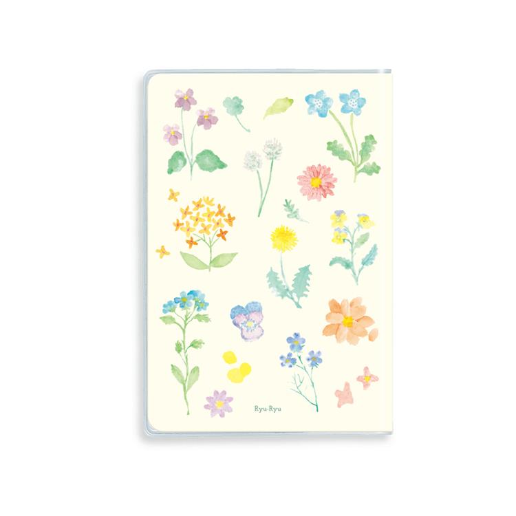 2026年2月始まり手帳 月間 A6 ナチュラルブーケ ナチュラルブーケ