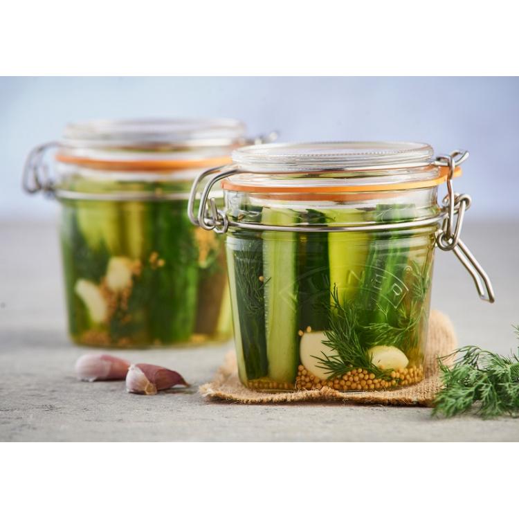 ラウンドクリップジャー 350ml ラウンド:350ml