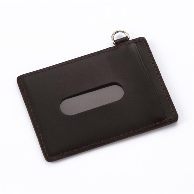 牛革製 単パス ダークブラウン ダークブラウン