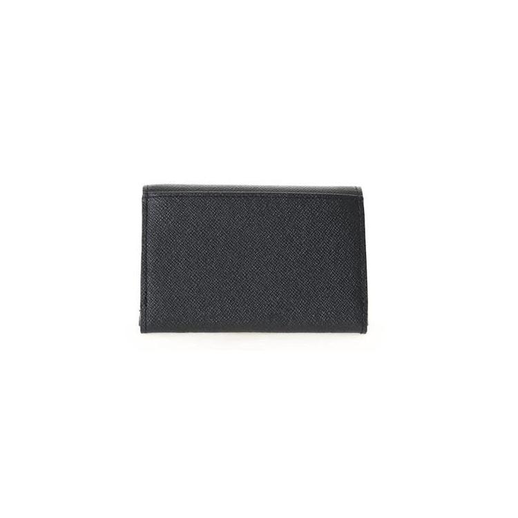 サフィアーノ 名刺入れ ゴートレザー ネイビー ネイビー