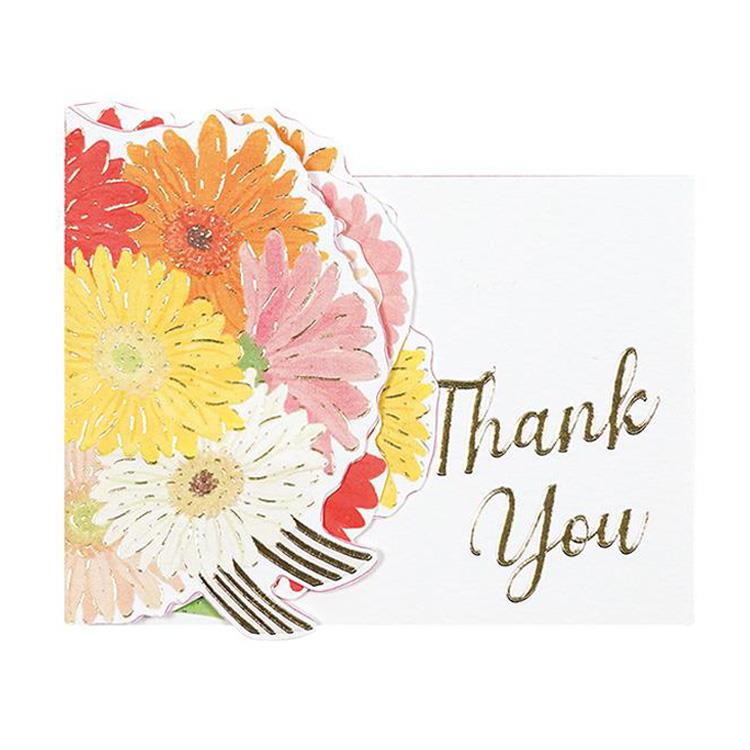 サンキューミニカード ポップアップ フラワー ガーベラ ガーベラ