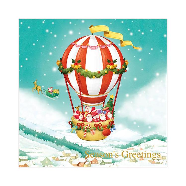 クリスマスミニカード ポップアップ ミニサンタ P-270 P-270