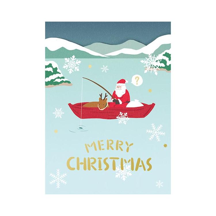 クリスマスミニカード ポップアップ UMA ネッシー ネッシー