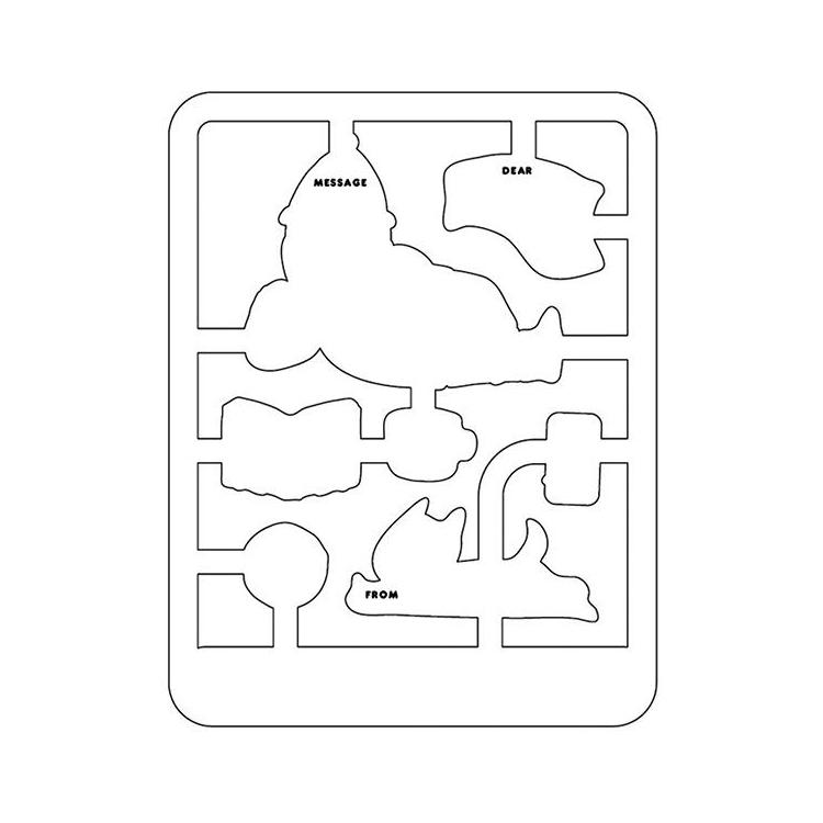 クリスマスカード プラモ のんびり のんびり