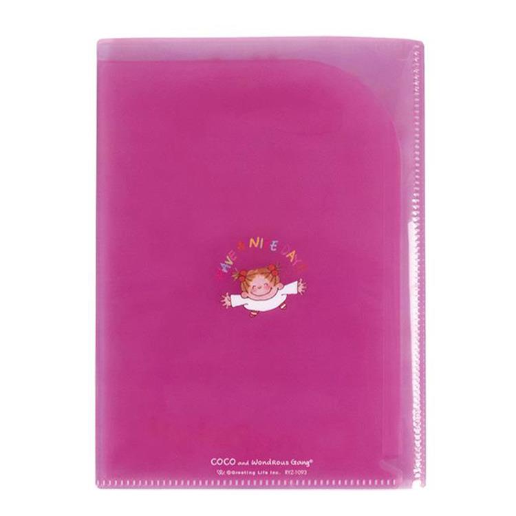 6ポケットクリアホルダー A5 ココちゃん プレゼントボックス プレゼントボックス