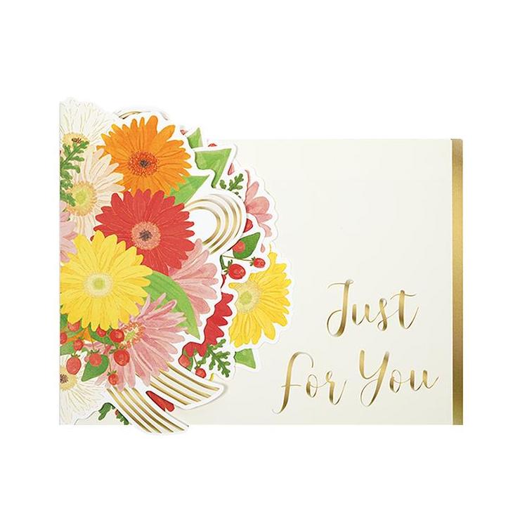 フラワーブーケメッセージギフトボード クリーム クリーム