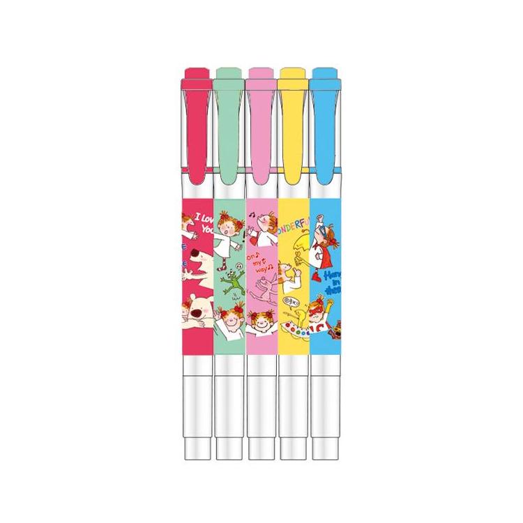 ココちゃん マイルドライナー 蛍光ペン 5色セット