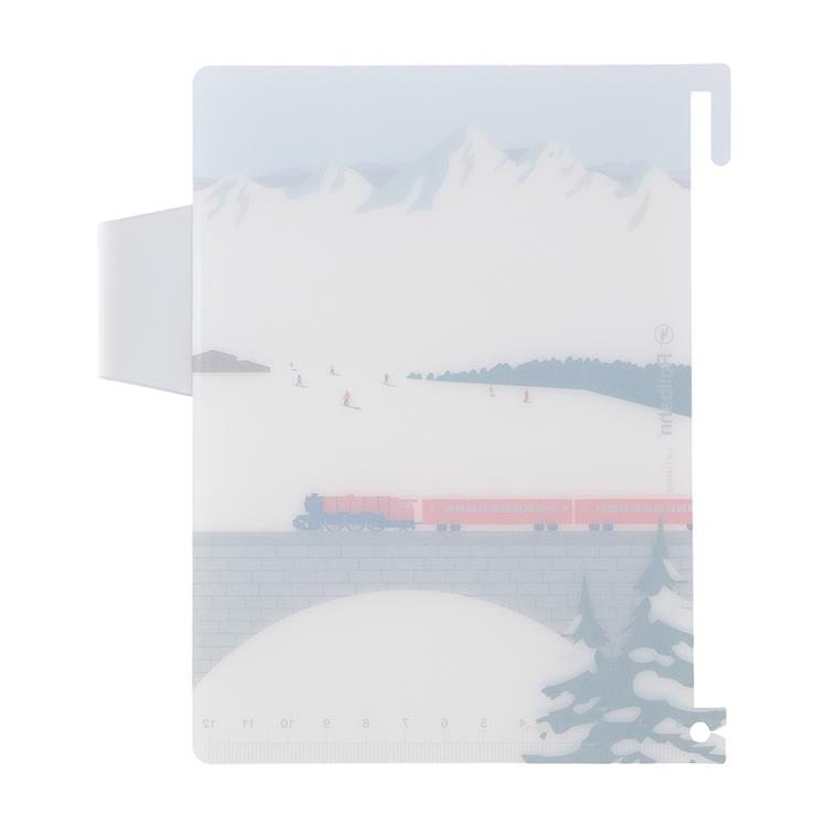 ロルバーン 下敷き ポケット付きメモL用 トレイン【ロフト限定】 Train(トレイン)