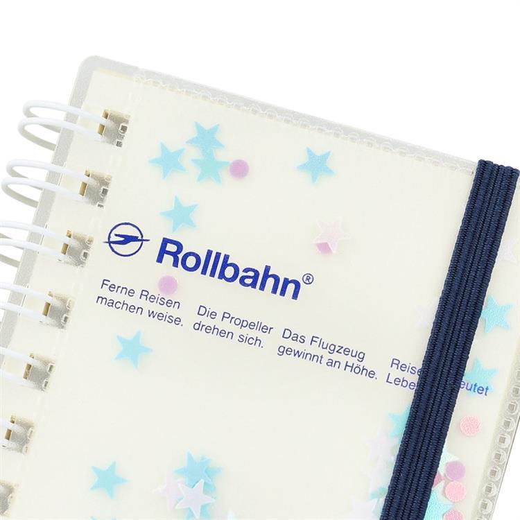 ロルバーン ポケット付メモ グリッター ミニ クリーム クリーム