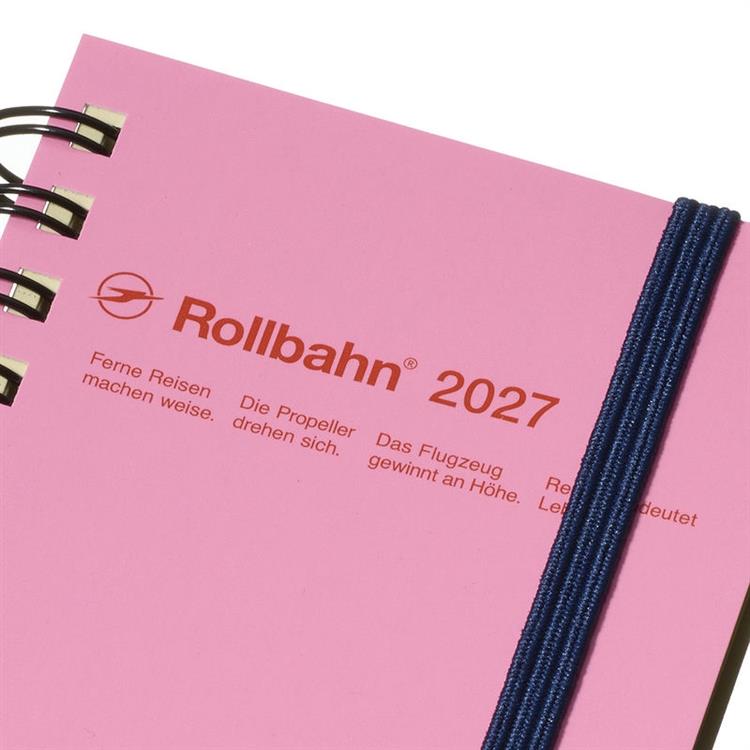 2026年10月始まり手帳 月間 ミニ ロルバーンダイアリー ピンク ピンク