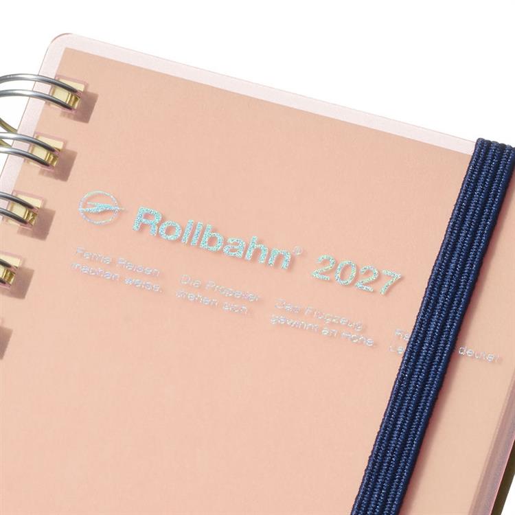 2026年10月始まり手帳 月間 ミニ ロルバーンダイアリー クリアピンク クリアピンク