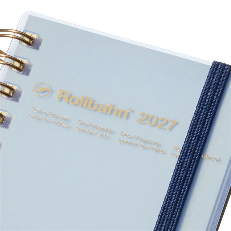 2026年10月始まり手帳 月間 ミニ ロルバーンダイアリー クリアブルー クリアブルー