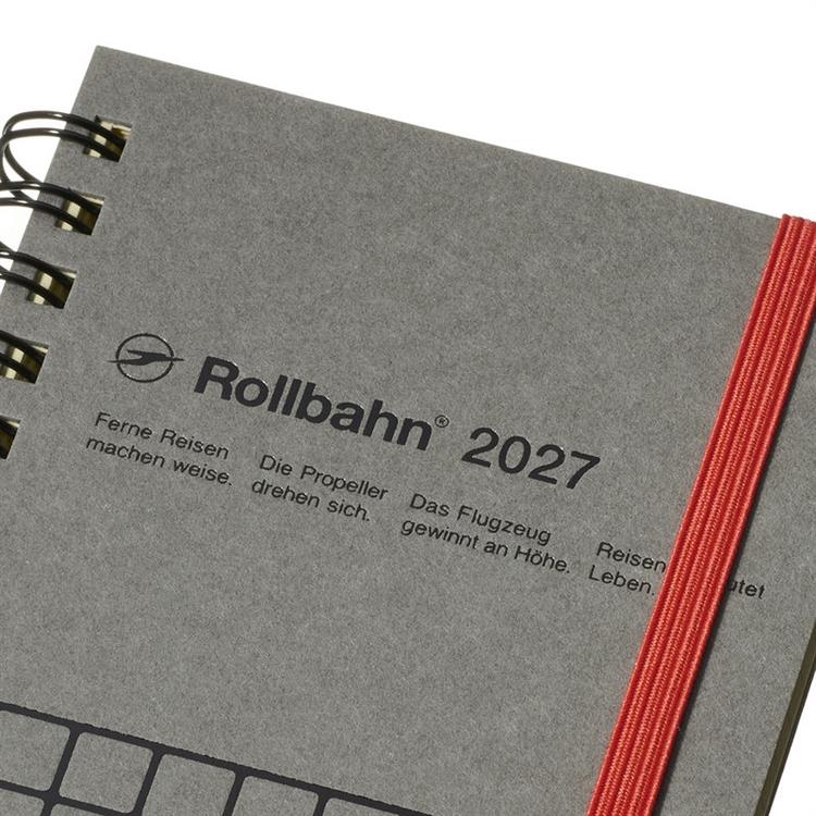 2026年10月始まり手帳 月間 スリム ロルバーンダイアリー モノラル グレー グレー
