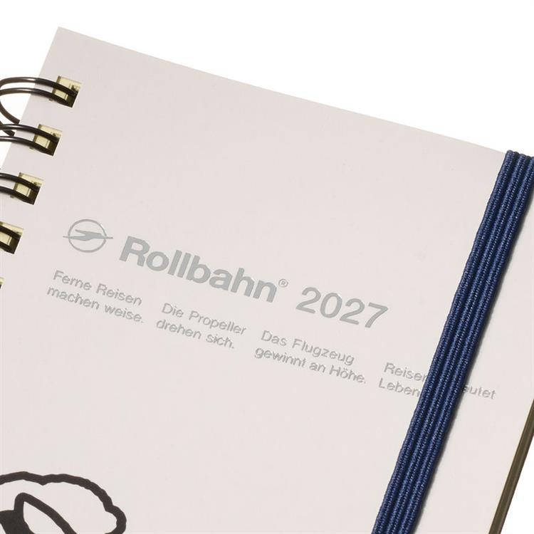 2026年10月始まり手帳 月間 スリム ロルバーンダイアリー シープ ホワイト ホワイト