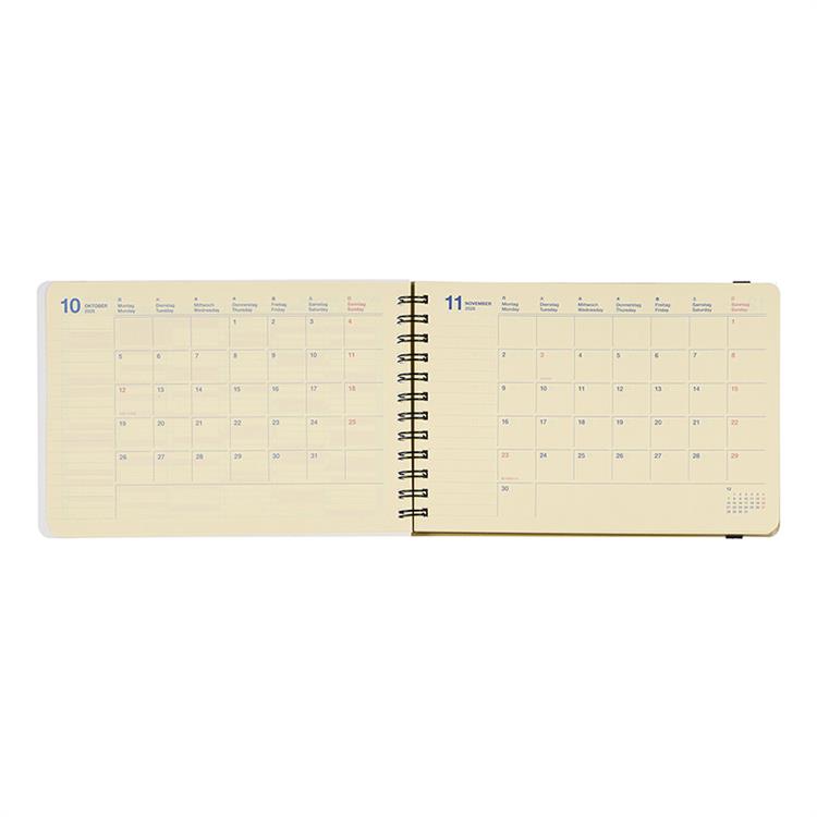 2026年10月始まり手帳 月間 L ロルバーンダイアリー シープ 横型 ピンク ピンク