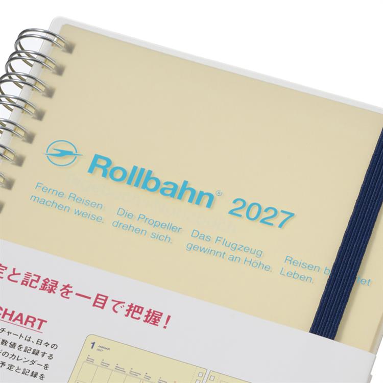 2026年10月始まり手帳 月間 L ロルバーンダイアリー ログチャート クリア クリア