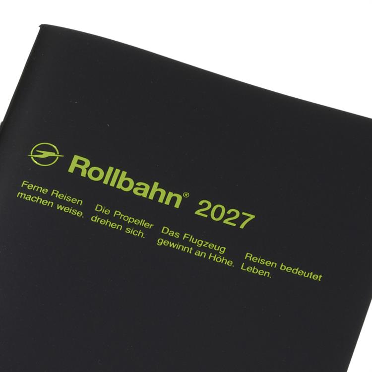2026年10月始まり手帳 月間 A6 ロルバーンノートダイアリー ブラック ブラック