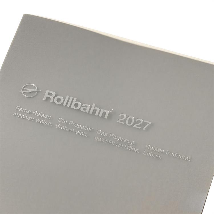 2026年10月始まり手帳 月間 A5 ロルバーンノートダイアリー クリアグレー クリアグレー