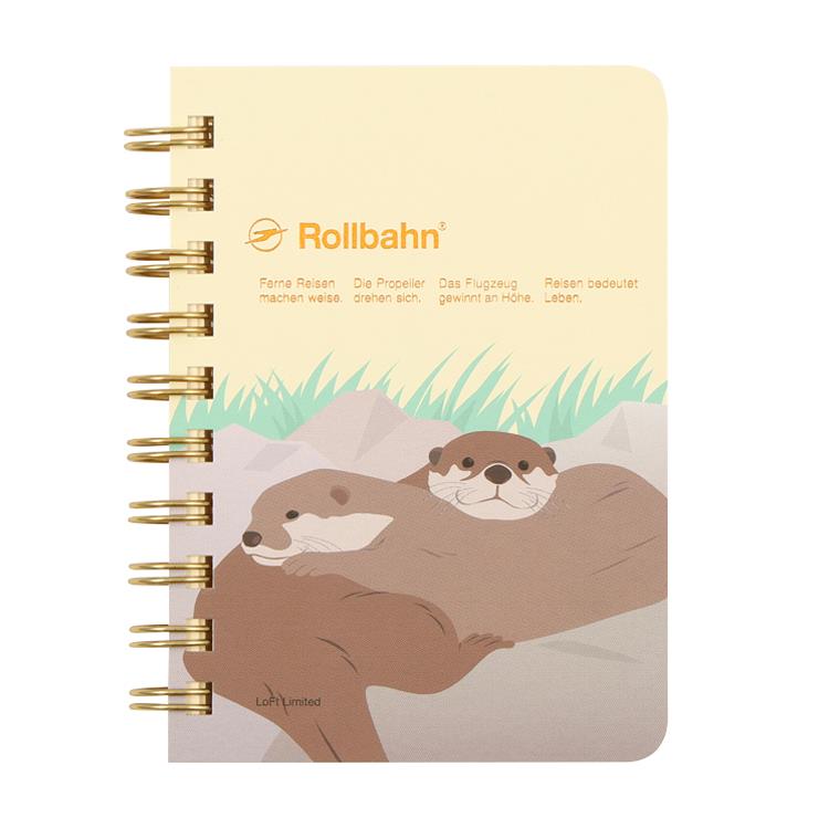 ロルバーン ポケット付メモ ミニ カワウソ カワウソ