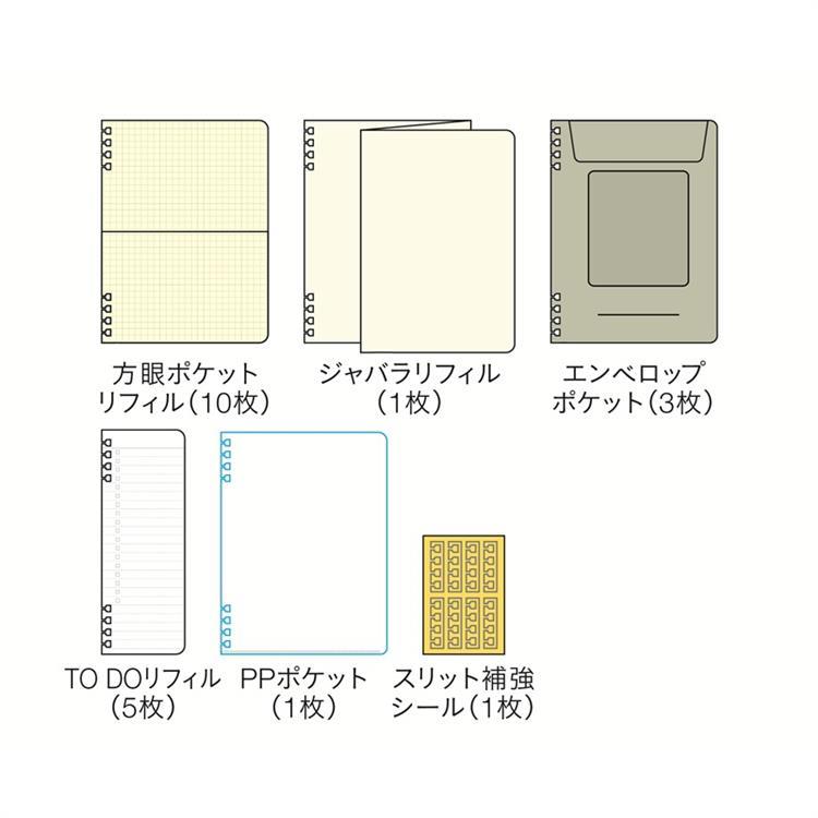 ロルバーン フレキシブル カルトンファイル スクラップ A5 ベージュ