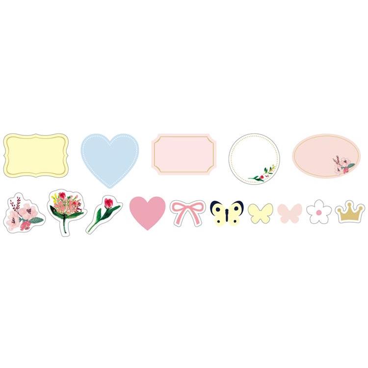 デコラップアルバム フラワー ネイビー