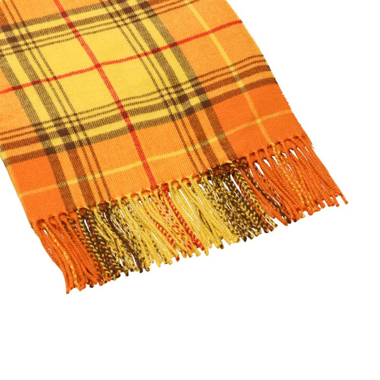 カシミヤタッチストール オンブレチェック イエロー【ロフト限定】 オンブレチェック/イエロー