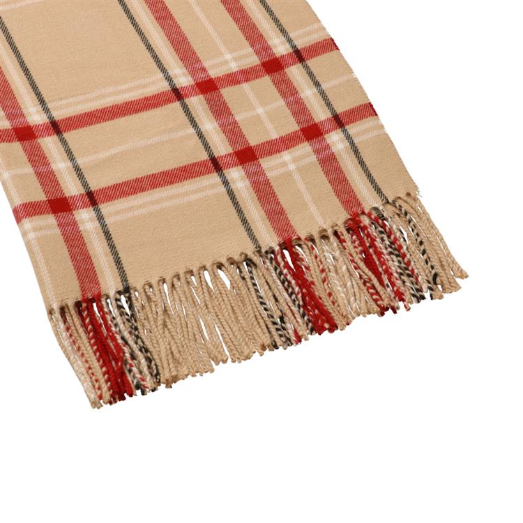 カシミヤタッチストール オンブレチェック ベージュ【ロフト限定】 オンブレチェック/ベージュ